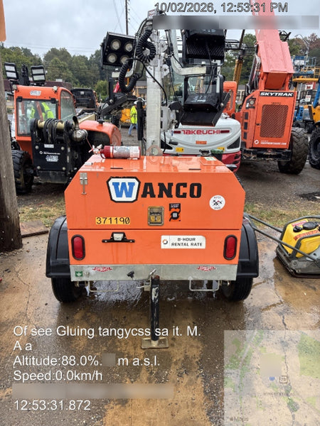 2023 Wanco WLTT-4MM4K Diesel, Deep Sea Controller, Shore Power Plug, Auto Start, (4) 350W LED Floodlights, 4kW Generator, 60 Gal Fuel Tank, 2" Ball, T3