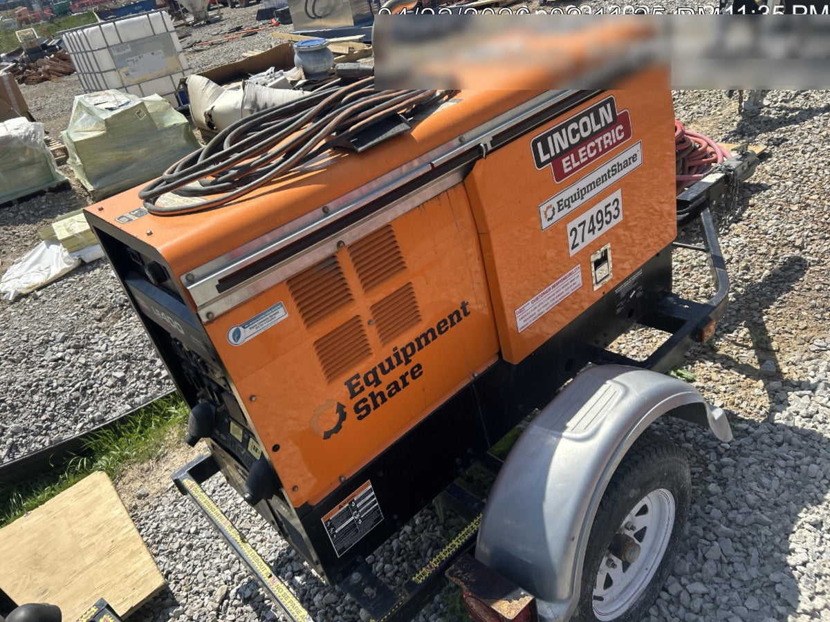 2022 Lincoln Electric LE400 Kubota V1505, Trlr, Cable Rack, Light Kit, ES Decals, T3