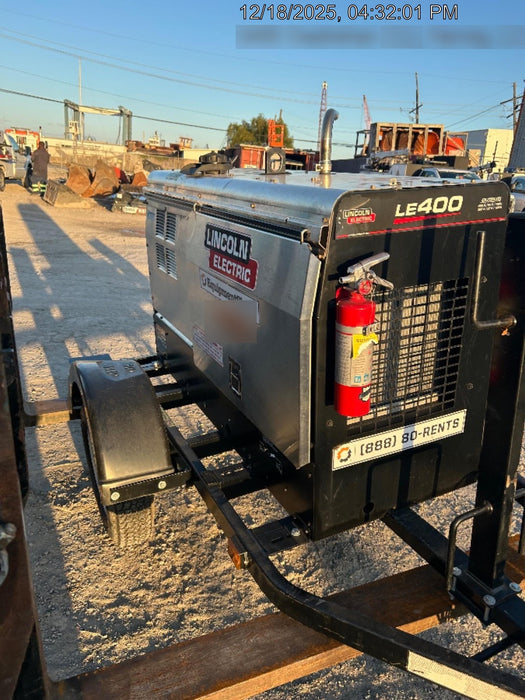 2024 Lincoln Electric LE400 Kubota V1505, Trlr, Cable Rack, Light Kit, ES Decals, T3