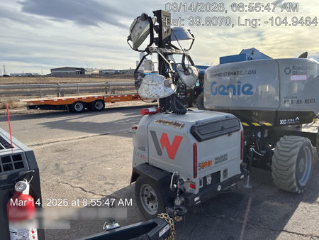 2019 Wacker Neuson LTV6L-MH Mobile Light Tower w/Fuel Level Sensor Installed