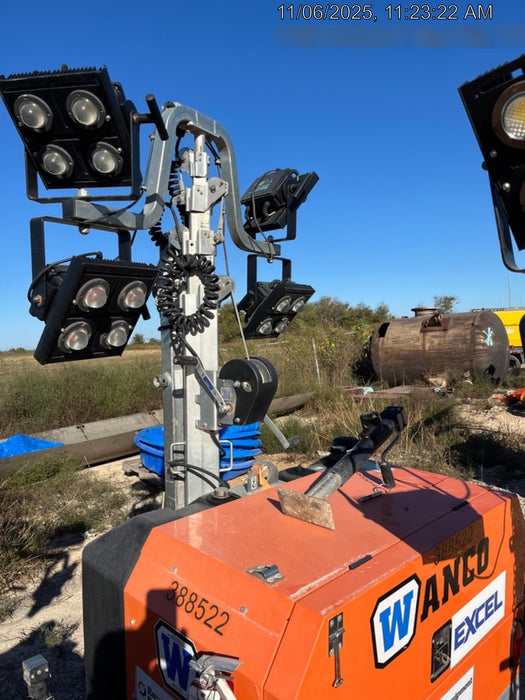 2024 Wanco WLTT-4MM4K Diesel, Deep Sea Controller, Shore Power Plug, Auto Start, (4) 350W LED Floodlights, 4kW Generator, 60 Gal Fuel Tank, 2" Ball, T3