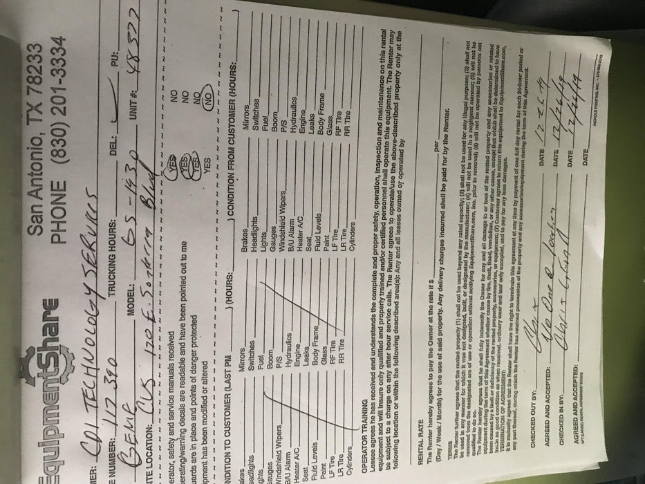 2019 Genie GS-1930 Fixed rails with chain Entry