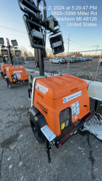 2023 Generac MLT2 Diesel, Flex Switch 120V Input, Powerzone Controller, (4) 320W LED Lights, 4kW Generator, 39.9 Gal Fuel Tank, 2" Ball, T3
