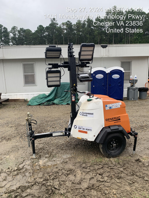2023 Generac MLT2 Diesel, Flex Switch 120V Input, Powerzone Controller, (4) 320W LED Lights, 4kW Generator, 39.9 Gal Fuel Tank, 2" Ball, T3