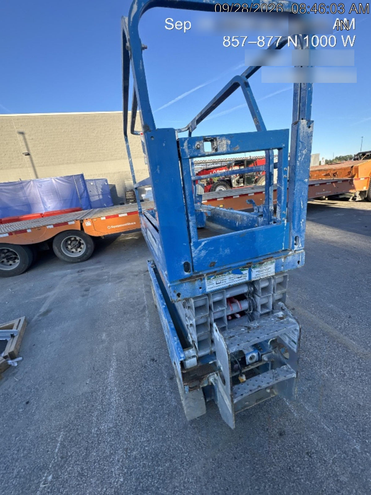 2020 Genie GS-1930 Solid Non Marking Tires, Beacon, Folding rails with half height swing gate