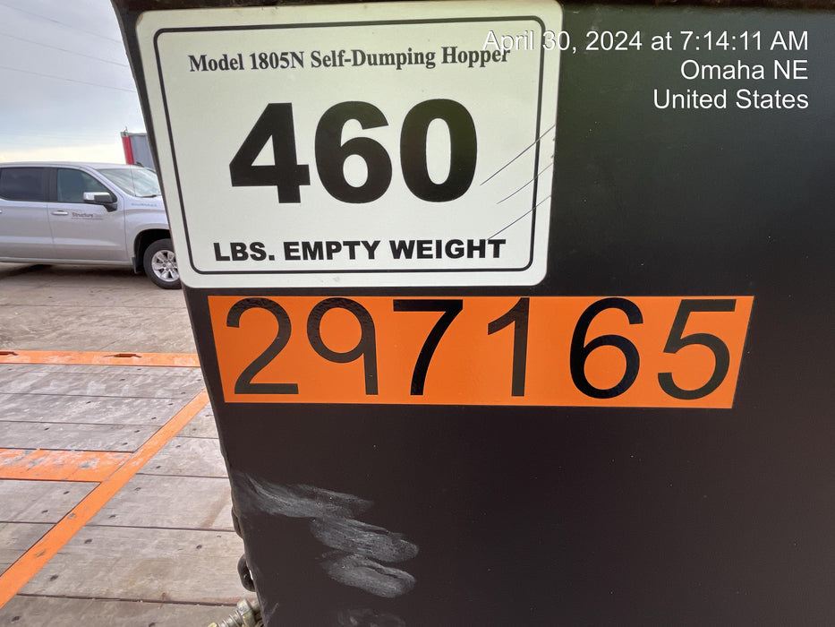 2023 STAR INDUSTRIES 1805N Hopper