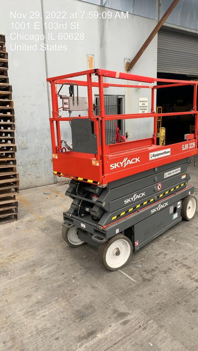 2018 Skyjack SJIII-3226 Standard Rental Specs