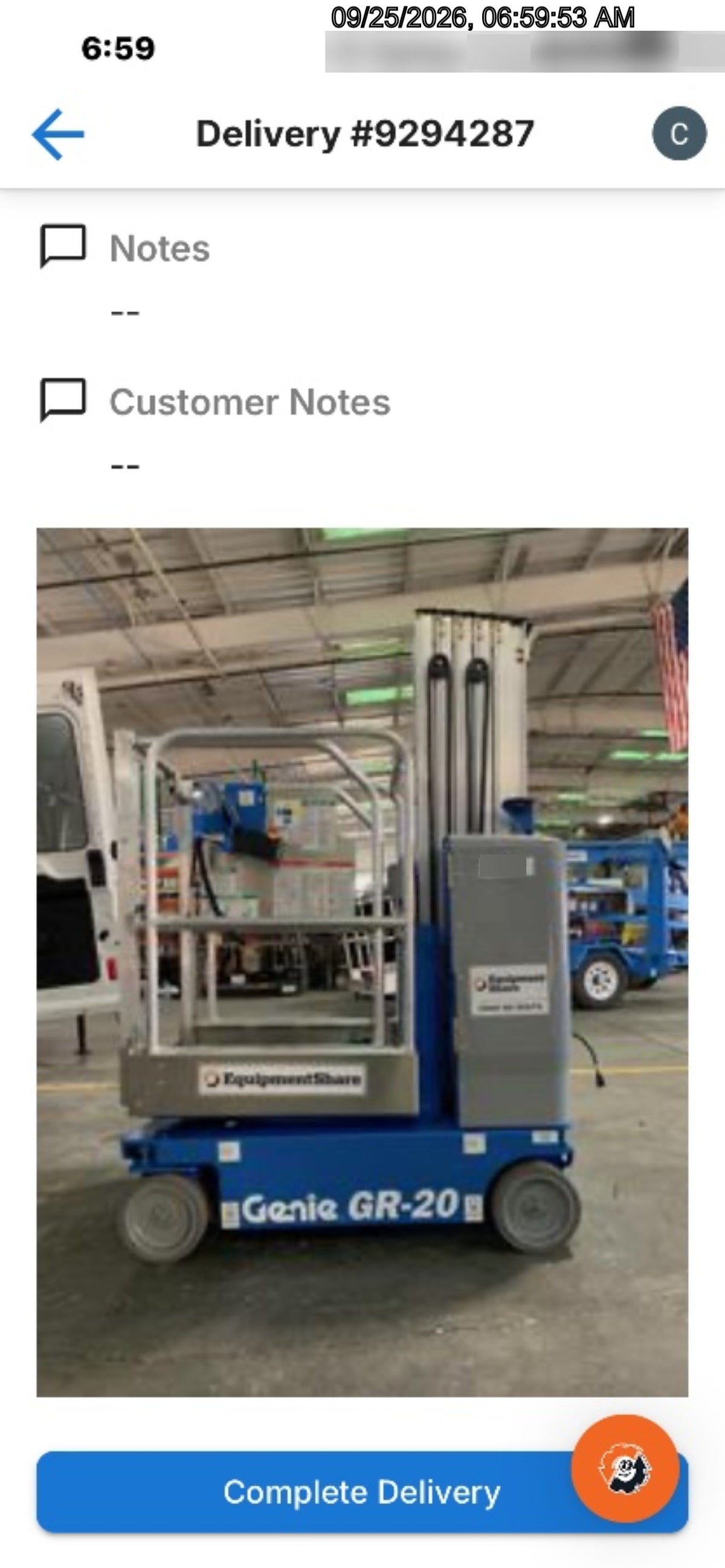 2020 GENIE GR-20