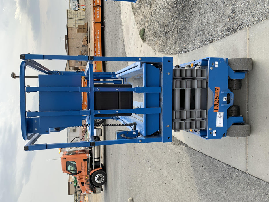 2020 Genie GS-1930 Solid Non Marking Tires, Beacon, Folding rails with half height swing gate, 800W Inverter