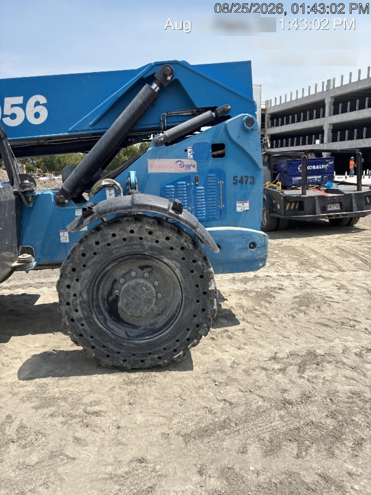 2017 Genie GTH-1056 Open Cab/Solid Tires