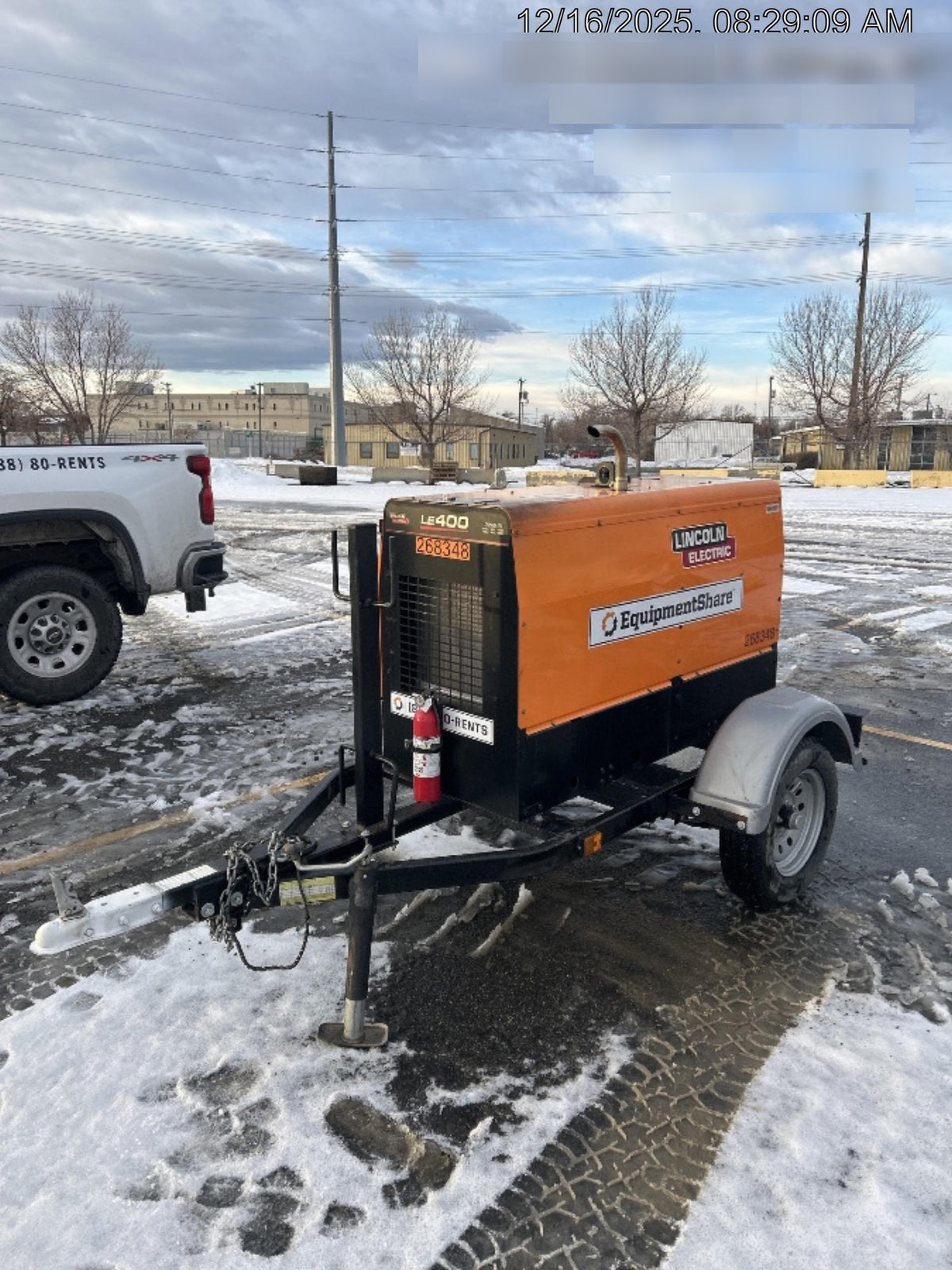 2022 Lincoln Electric LE400 Kubota V1505, Trlr, Cable Rack, Light Kit, ES Decals, T3