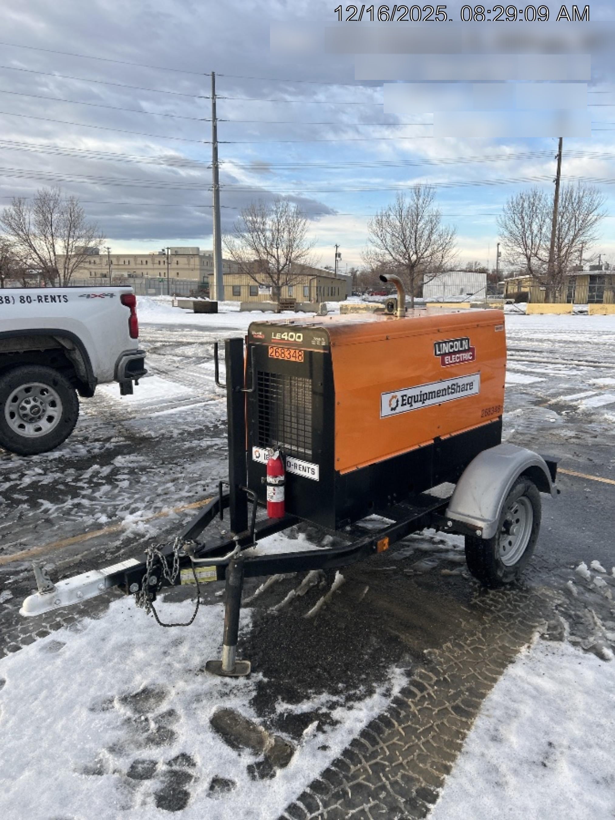 2022 Lincoln Electric LE400 Kubota V1505, Trlr, Cable Rack, Light Kit, ES Decals, T3