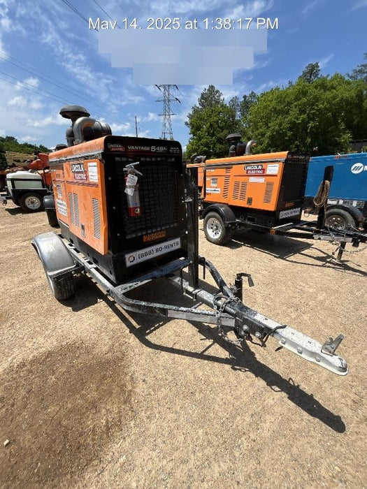 2022 Lincoln Electric Vantage 549X Crosslink Technology, Trailer Mounted, ES Decals, T3