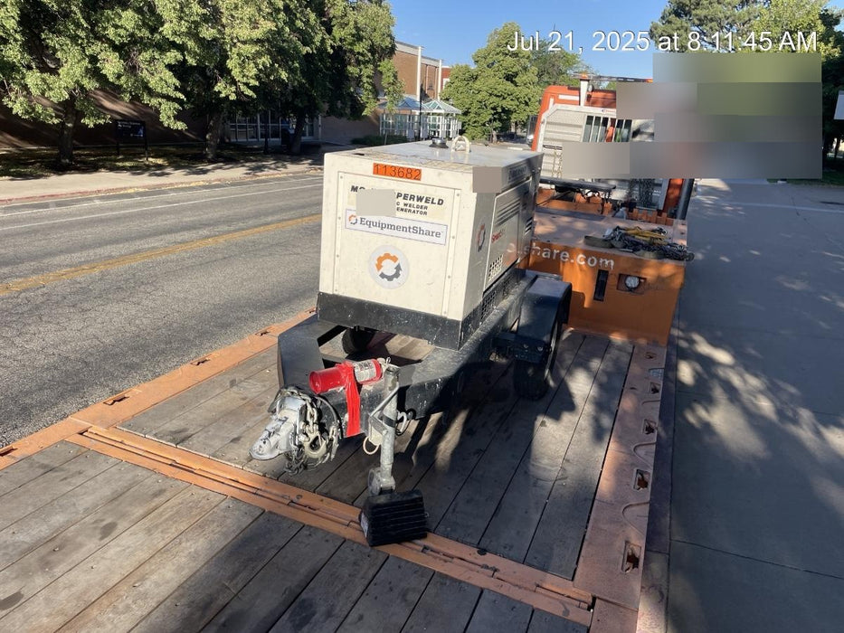 2020 Multiquip DLW400ESA4 400 amp Welder, 14kW, 120/240V, T4F Kubota, Trailer