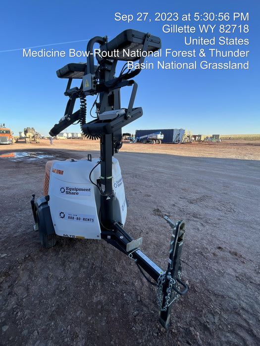 2023 Generac MLT2 Diesel, Flex Switch 120V Input, Powerzone Controller, (4) 320W LED Lights, 4kW Generator, 39.9 Gal Fuel Tank, 2" Ball, T3