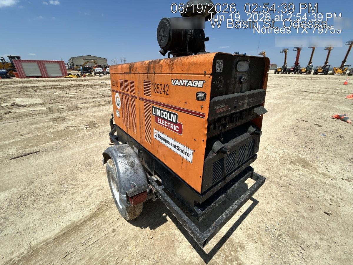2021 Lincoln Electric Vantage 549X Ready Pak 3, ORANGE (includes trailer, cable rack, fender light kit)