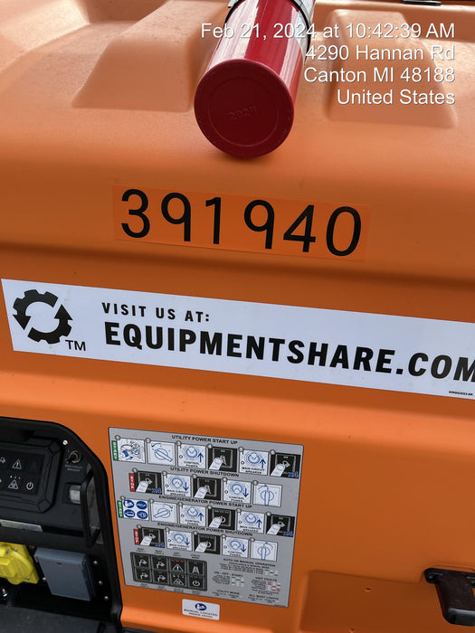 2024 Generac MLT2 Diesel, Flex Switch 120V Input, Powerzone Controller, 
(4) 320W LED Lights, 4kW Generator, 39.9 Gal Fuel Tank, 2" Ball, T3