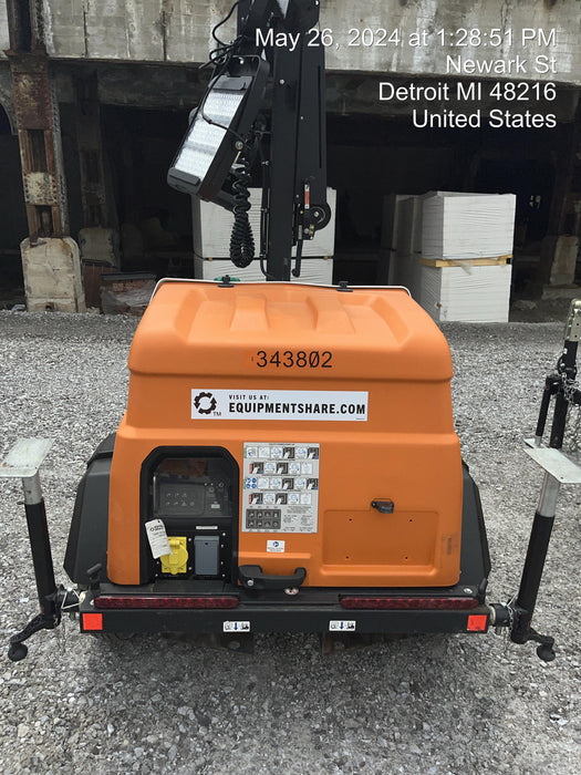 2024 Generac MLT2 Diesel, Flex Switch 120V Input, Powerzone Controller, 
(4) 320W LED Lights, 4kW Generator, 39.9 Gal Fuel Tank, 2" Ball, T3