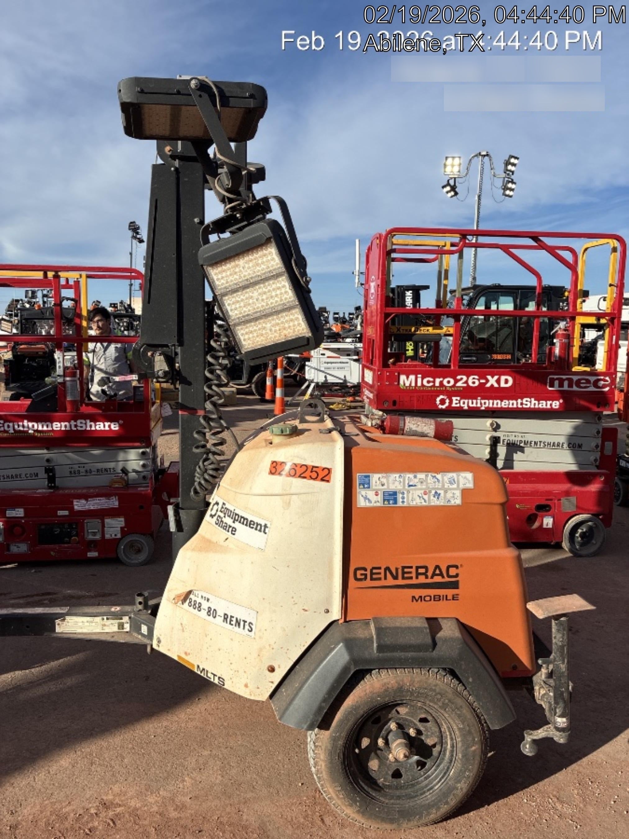 2023 Generac MLT2 Diesel, Flex Switch 120V Input, Powerzone Controller, (4) 320W LED Lights, 4kW Generator, 39.9 Gal Fuel Tank, 2" Ball, T3