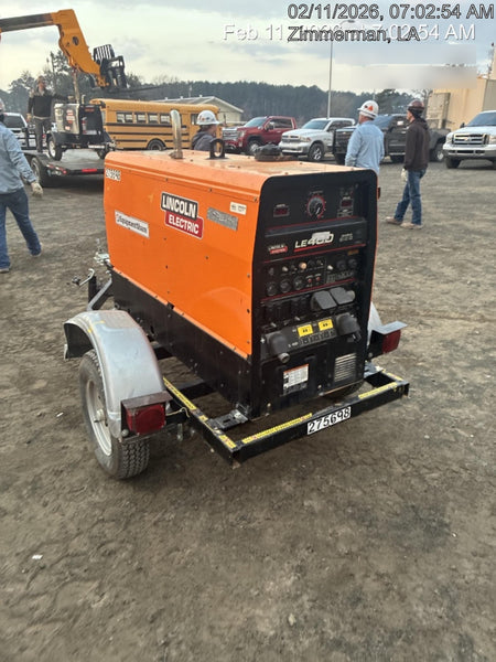 2022 Lincoln Electric LE400 Kubota V1505, Trlr, Cable Rack, Light Kit, ES Decals, T3