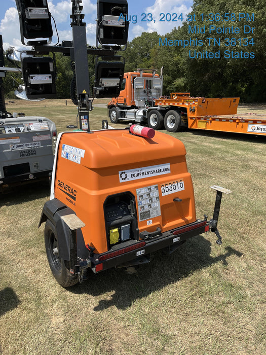 2023 Generac MLT2 Diesel, Flex Switch 120V Input, Powerzone Controller, (4) 320W LED Lights, 4kW Generator, 39.9 Gal Fuel Tank, 2" Ball, T3