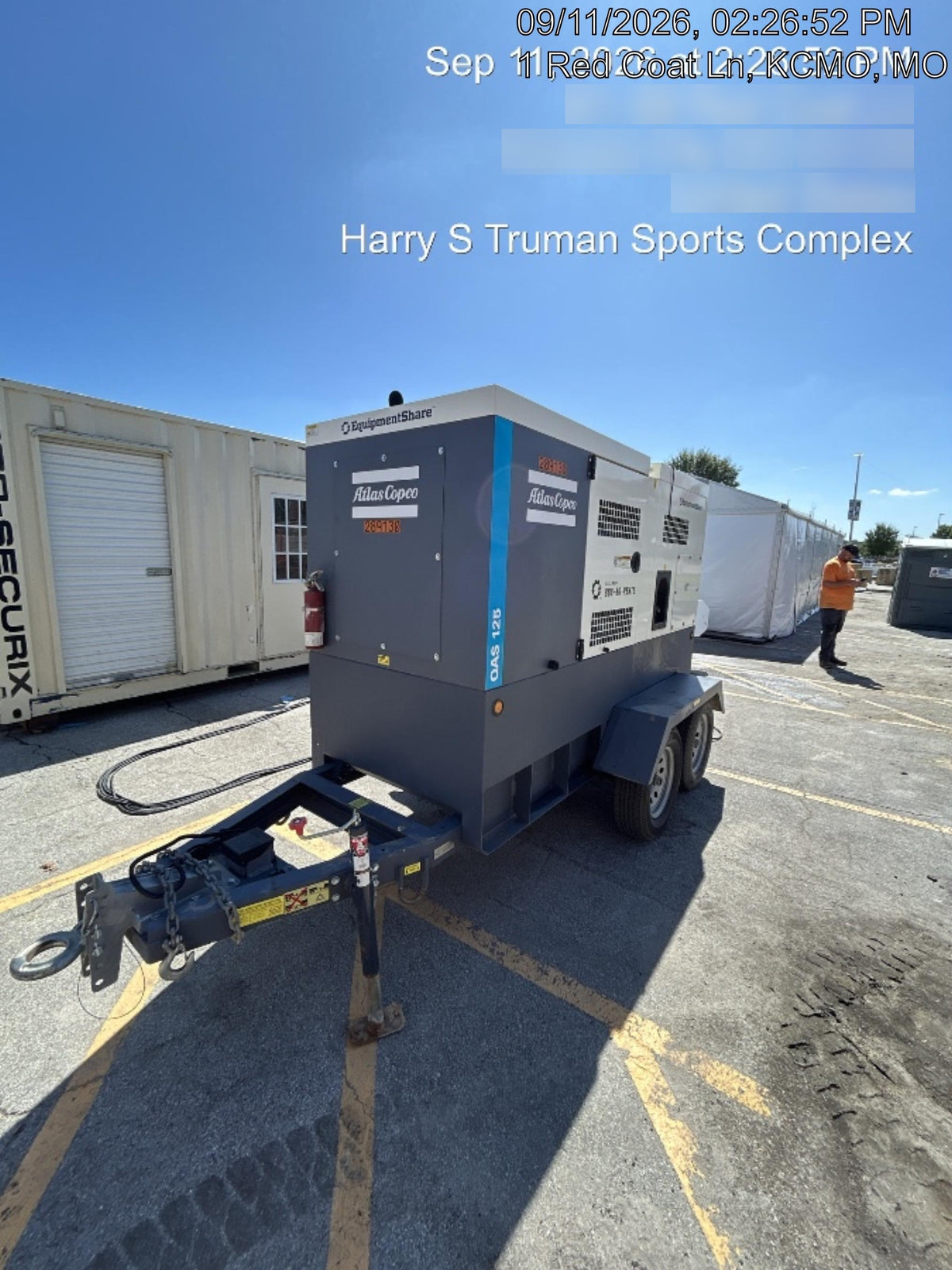 2023 ATLAS COPCO QAS 125
