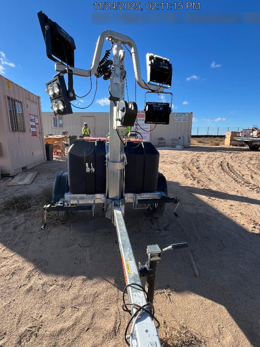 2024 Wanco WLTT-4MM4K Diesel, Deep Sea Controller, Shore Power Plug, Auto Start, (4) 350W LED Floodlights, 4kW Generator, 60 Gal Fuel Tank, 2" Ball, T3