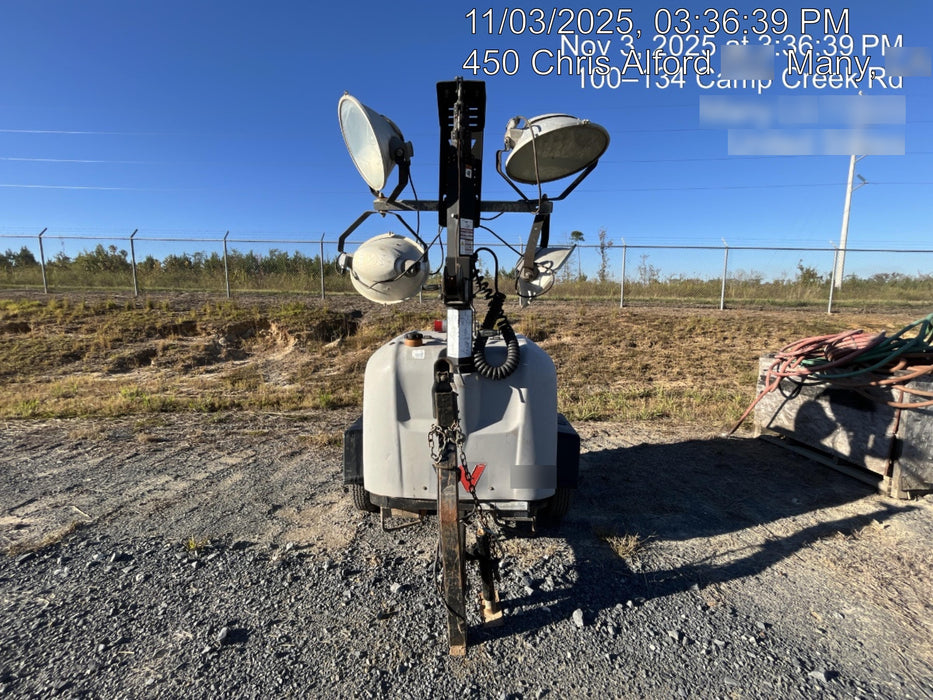 Wacker Neuson LTV6K-MH Wacker Neuson LTV6K Mobile Light Tower w/Fuel Level Sensor Installed