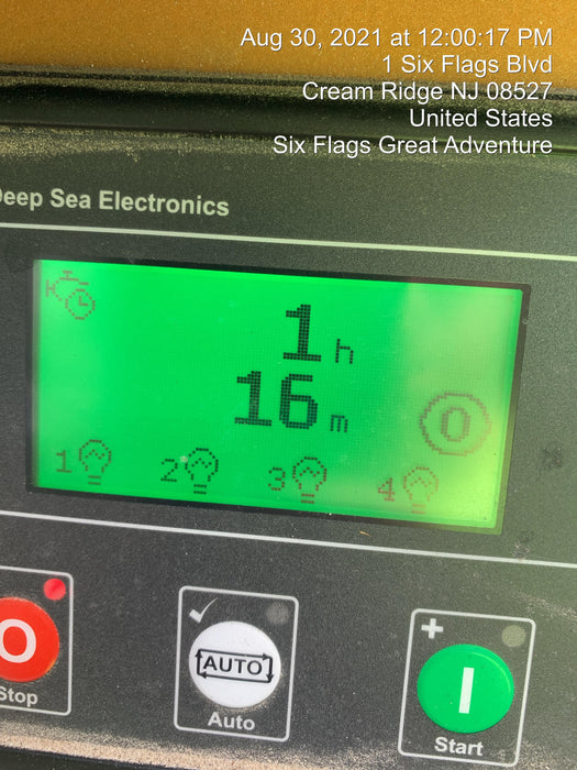 2021 Allmand NLV3GR (4) LED Light Fixture 350W, 23' Vertical Mast, 3kW Prime, Towable, Deep Sea L401, Leveling Jacks, Yanmar T4F 5.8hp