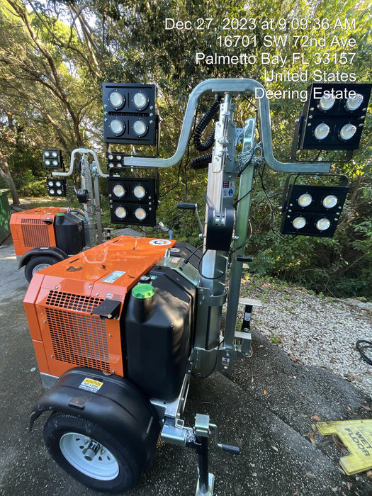 2023 Wanco WLTT-4MM4K Diesel, Deep Sea Controller, Shore Power Plug, Auto Start, (4) 350W LED Floodlights, 4kW Generator, 60 Gal Fuel Tank, 2" Ball, T3