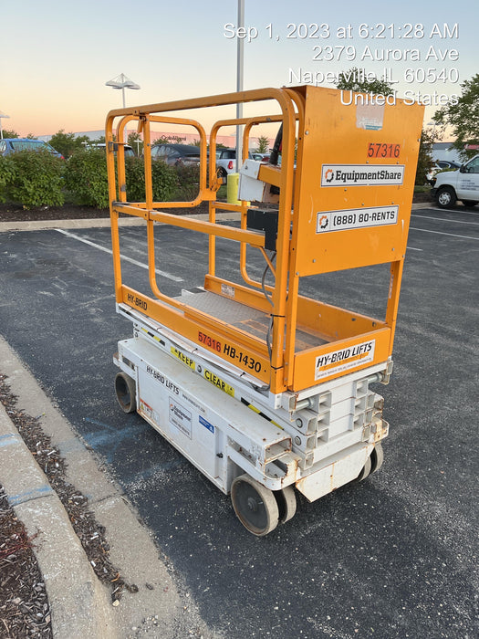 2016 Custom Equipment HB-1430 Standard Rental Specs