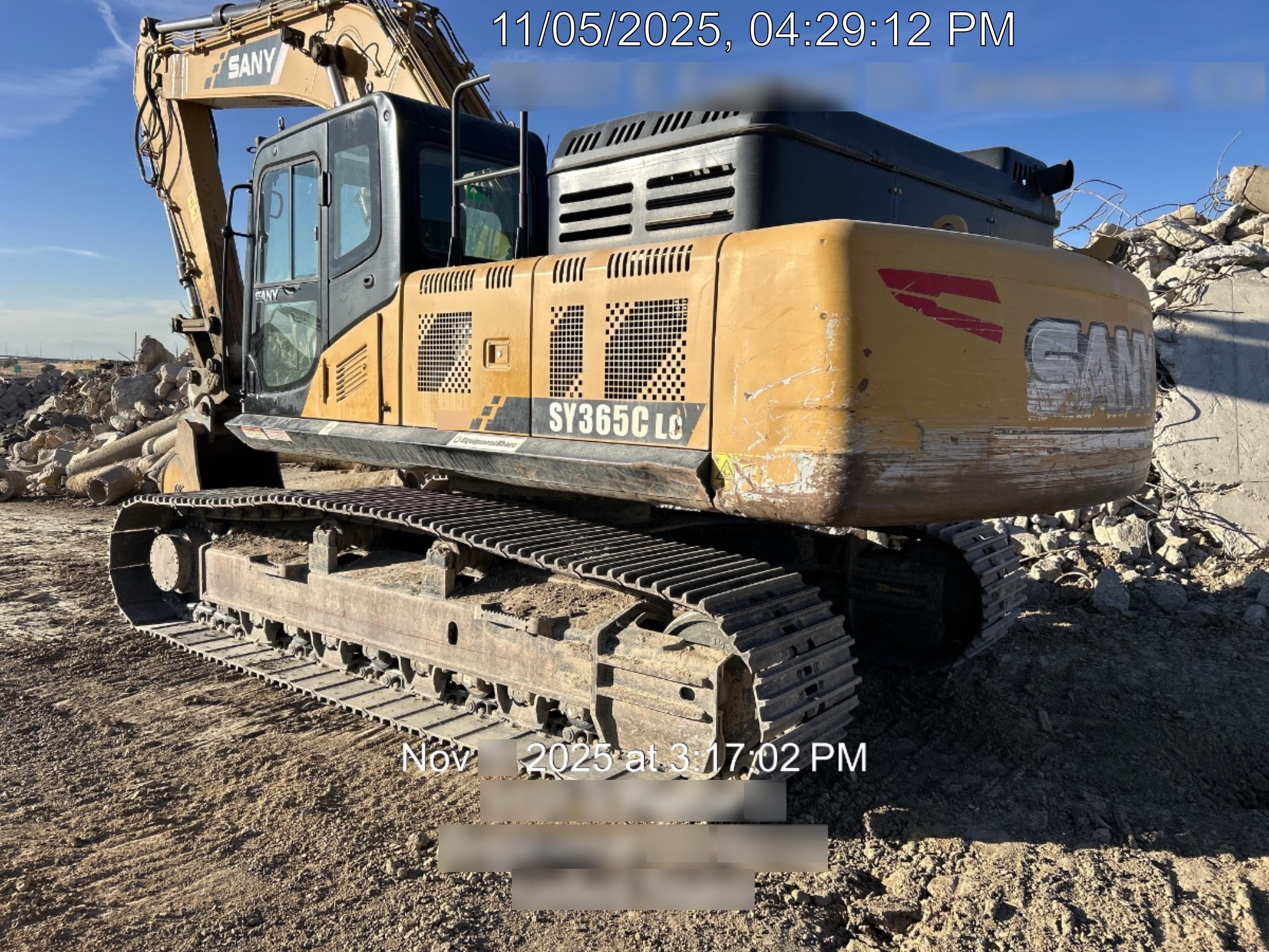 2020 SANY SY365C LC