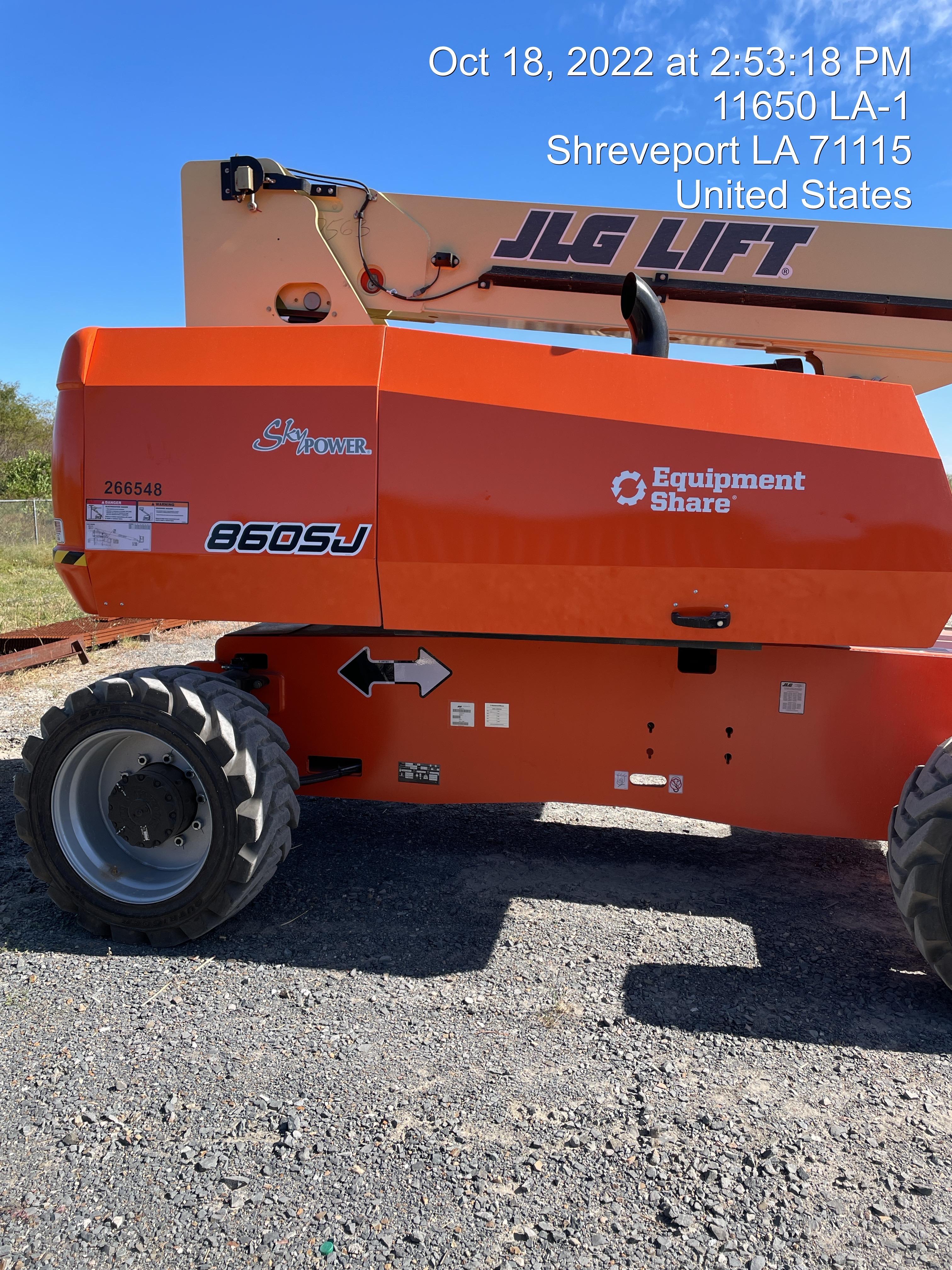 2022 JLG 860SJ