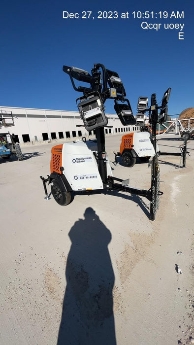 2023 Generac MLT2 Diesel, Flex Switch 120V Input, Powerzone Controller, 
(4) 320W LED Lights, 4kW Generator, 39.9 Gal Fuel Tank, 2" Ball, T3