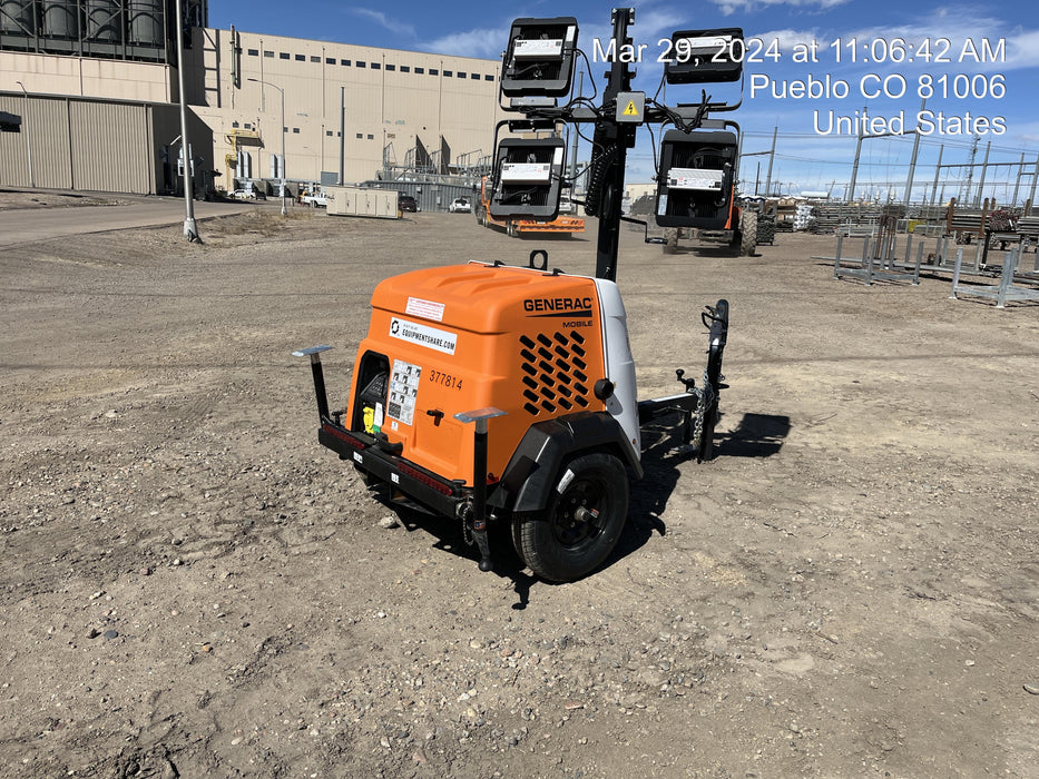 2023 Generac MLT2 Diesel, Flex Switch 120V Input, Powerzone Controller, 
(4) 320W LED Lights, 4kW Generator, 39.9 Gal Fuel Tank, 2" Ball, T3