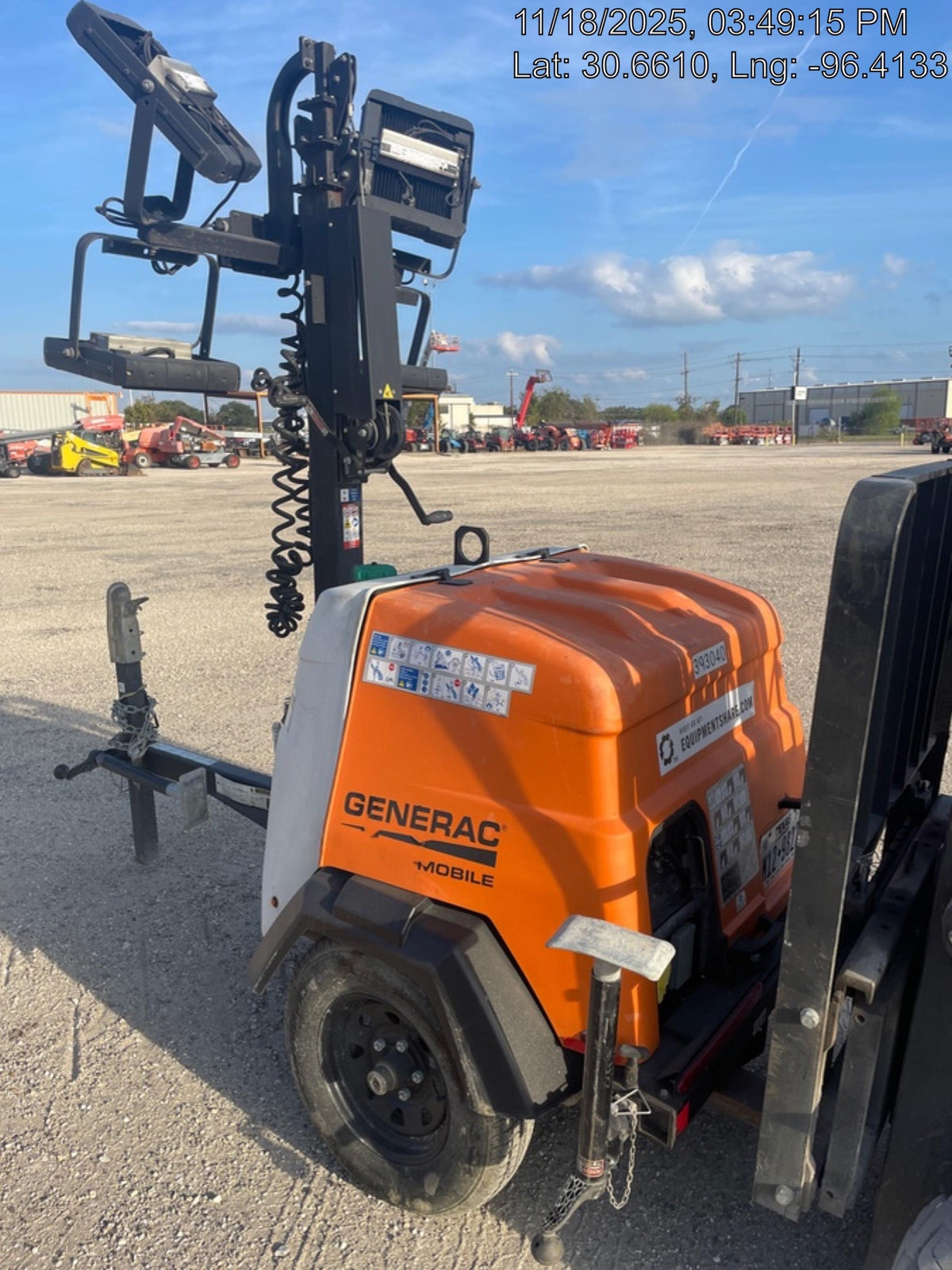 2024 Generac MLT2 Diesel, Flex Switch 120V Input, Powerzone Controller, 
(4) 320W LED Lights, 4kW Generator, 39.9 Gal Fuel Tank, 2" Ball, T3