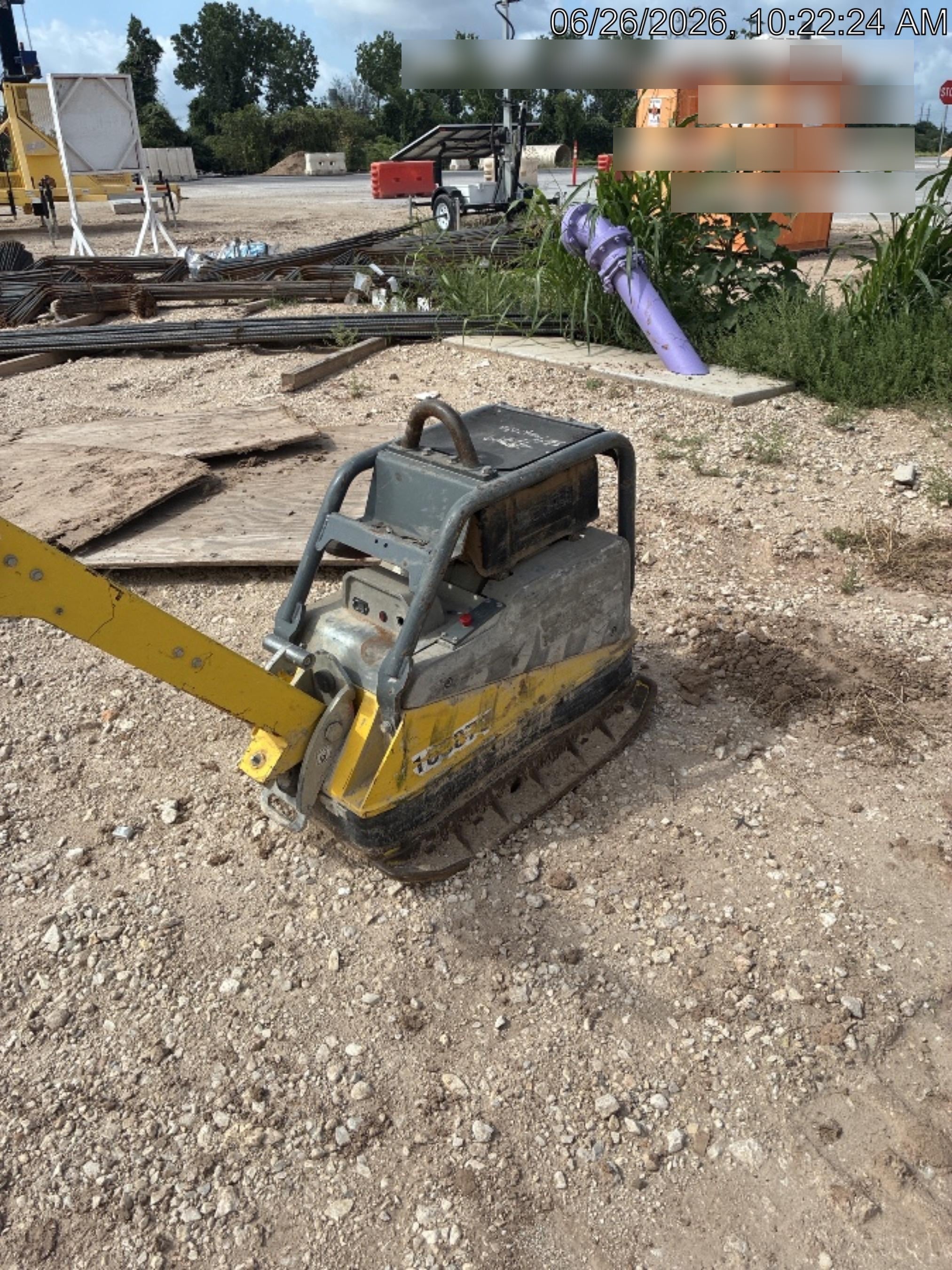 2020 Wacker Neuson DPU4545HEH Reversible Plate Compactor, Diesel