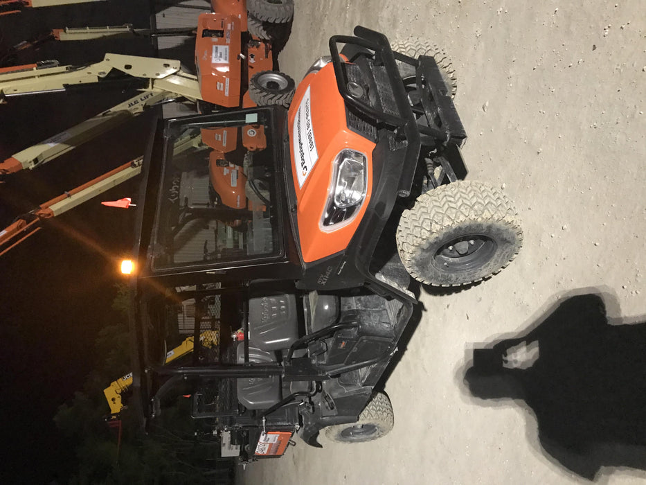 Kubota RTV-X1140W-H Kubota RTVX1140WH 4wd Utility Cart, LED Strobe, Windshield Tempered Glass, Pastic Canopy, Wire Harness Kit, Backup Alarm