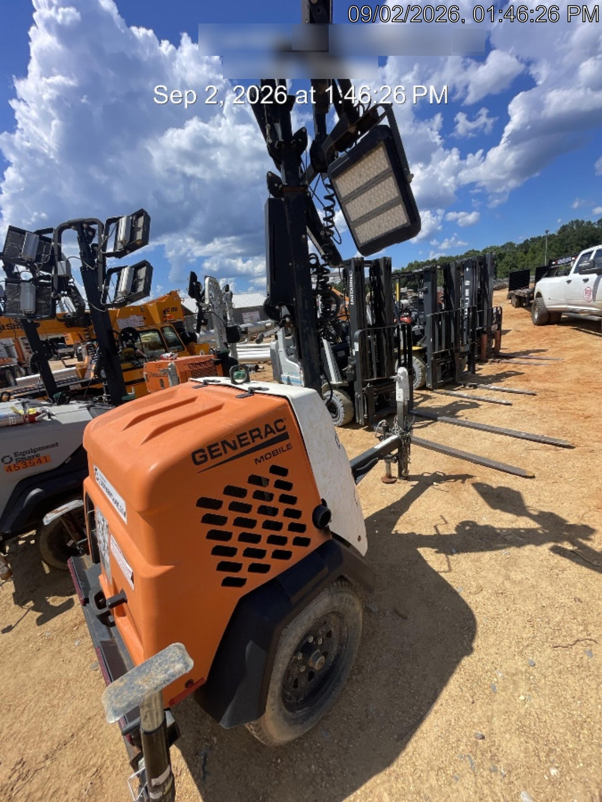 2023 Generac MLT2 Diesel, Flex Switch 120V Input, Powerzone Controller, 
(4) 320W LED Lights, 4kW Generator, 39.9 Gal Fuel Tank, 2" Ball, T3