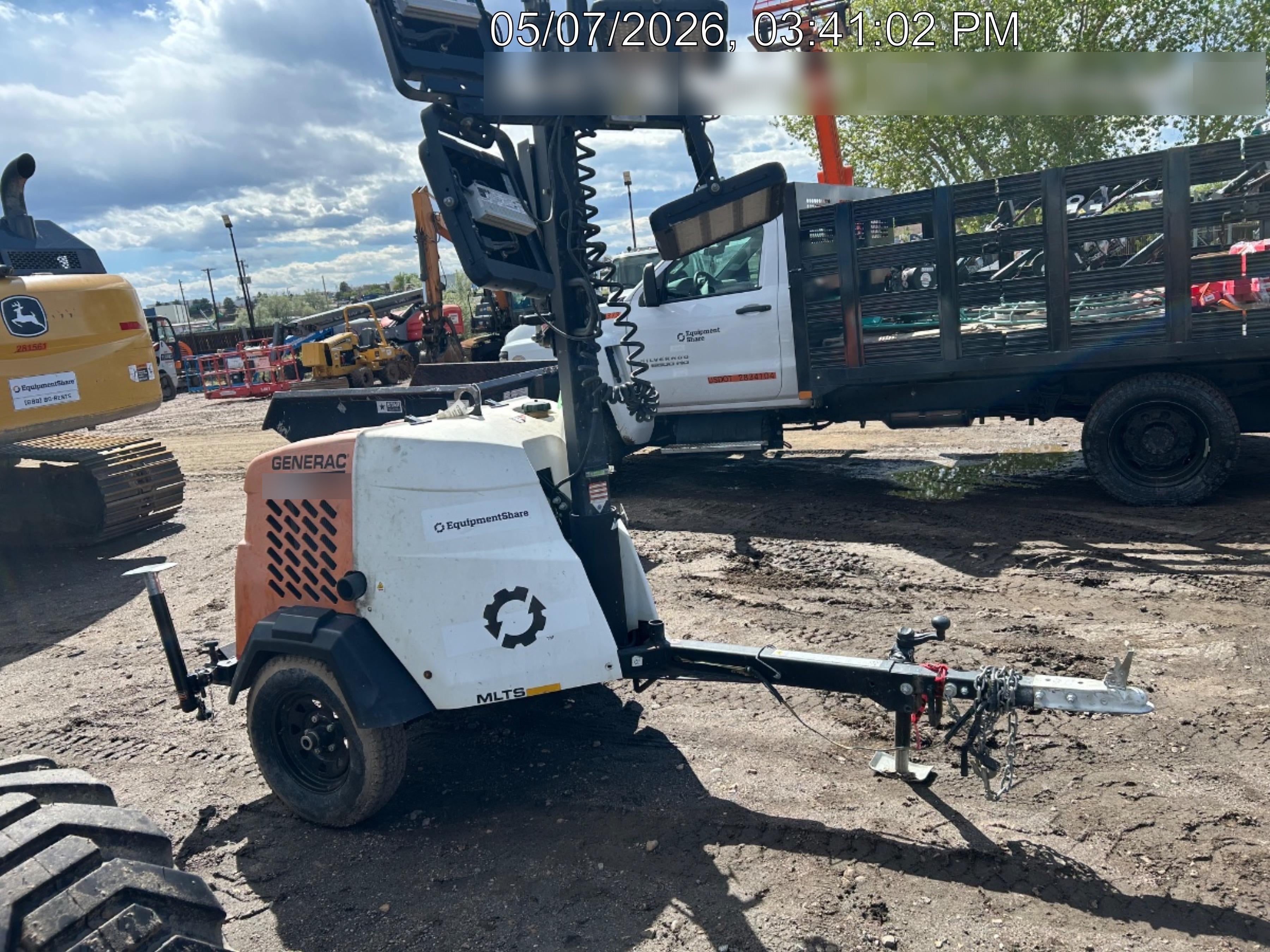2024 Generac MLT2 Diesel, Flex Switch 120V Input, Powerzone Controller, 
(4) 320W LED Lights, 4kW Generator, 39.9 Gal Fuel Tank, 2" Ball, T3