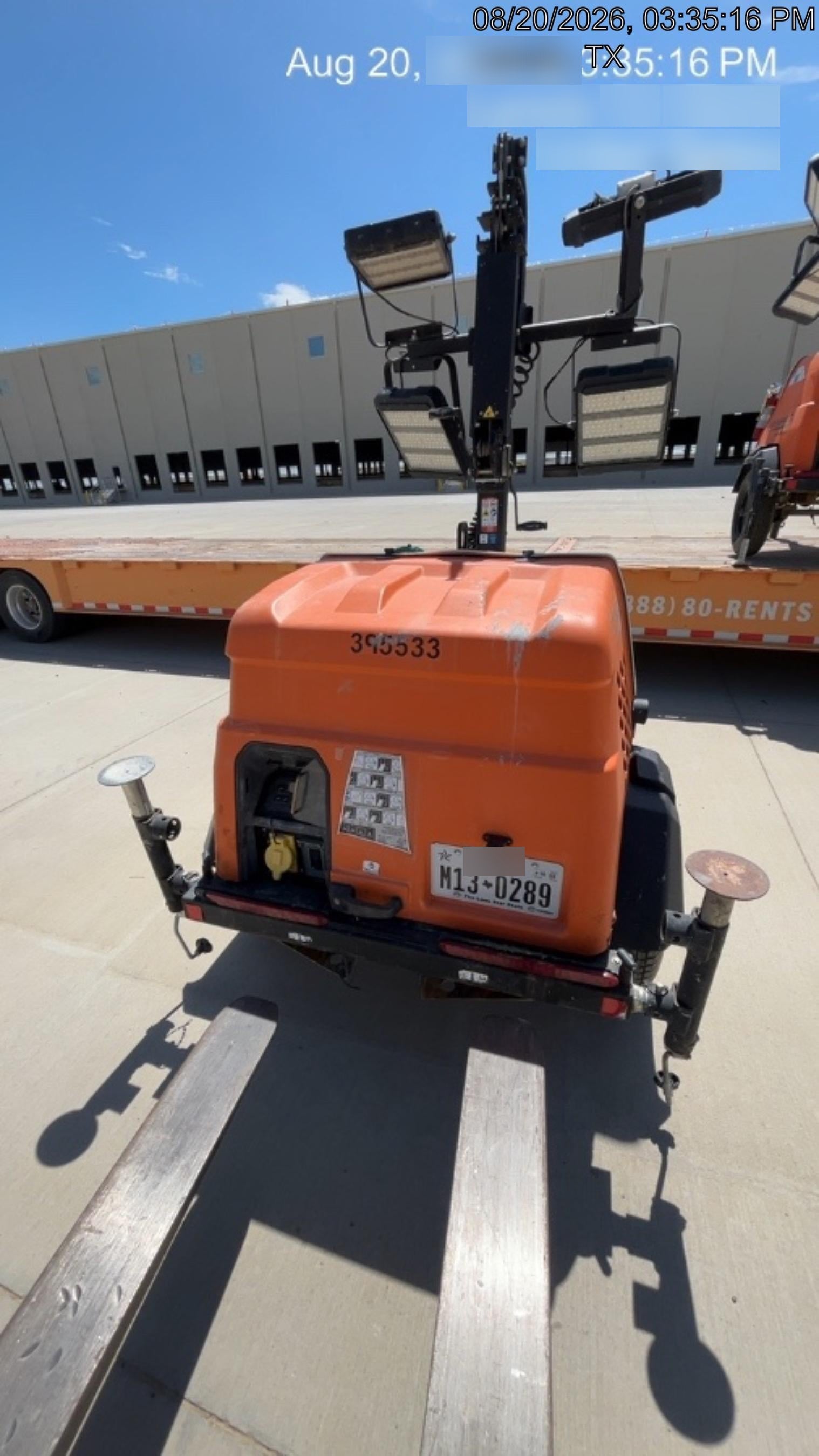 2024 Generac MLT2 Diesel, Flex Switch 120V Input, Powerzone Controller, 
(4) 320W LED Lights, 4kW Generator, 39.9 Gal Fuel Tank, 2" Ball, T3