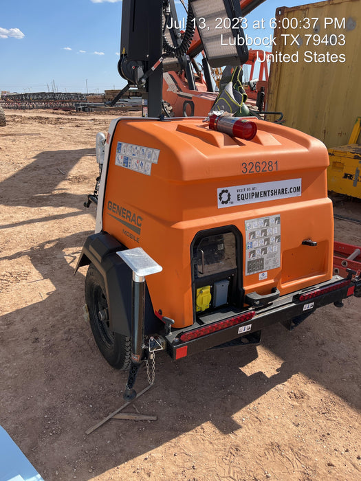 2023 Generac MLT2 Diesel, Flex Switch 120V Input, Powerzone Controller, (4) 320W LED Lights, 4kW Generator, 39.9 Gal Fuel Tank, 2" Ball, T3