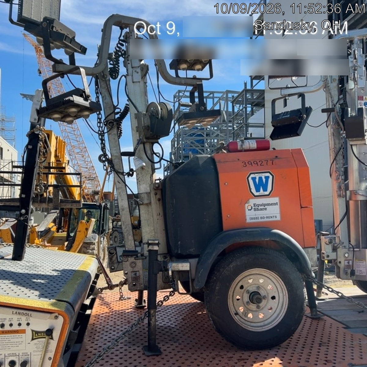 2024 Wanco WLTT-4MM4K Diesel, Deep Sea Controller, Shore Power Plug, Auto Start, (4) 350W LED Floodlights, 4kW Generator, 60 Gal Fuel Tank, 2" Ball, T3