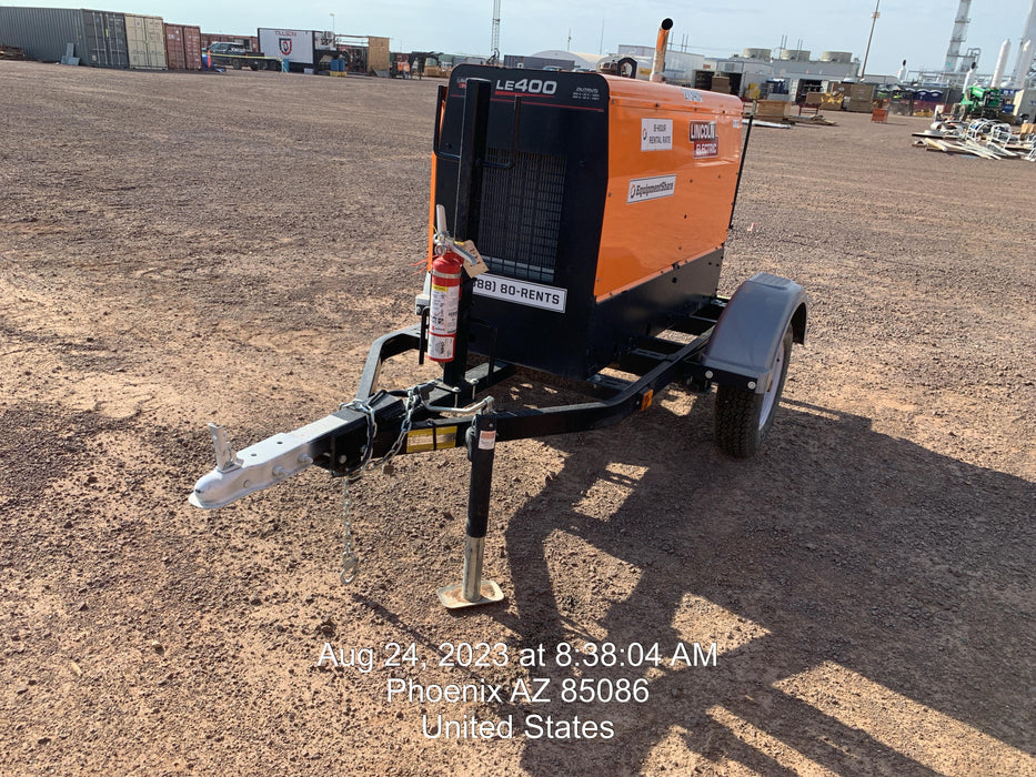 2022 Lincoln Electric LE400 Kubota V1505, Trlr, Cable Rack, Light Kit, ES Decals, T3