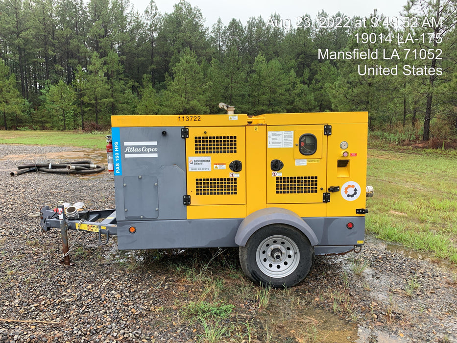 2020 ATLAS COPCO PAS 150 HF CS Enclosed