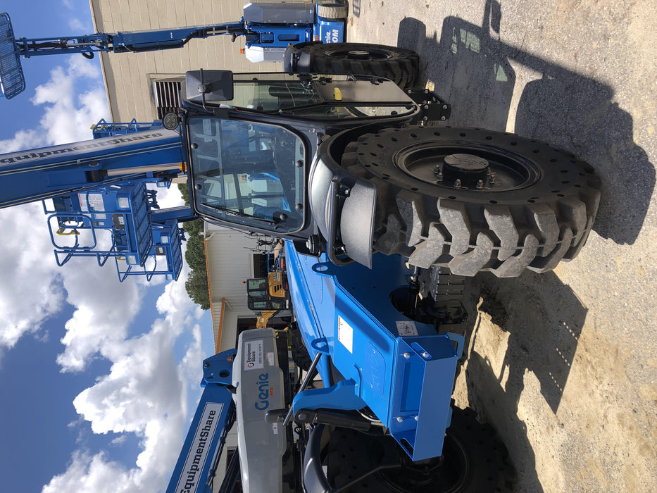 2020 Genie GTH-636 Cab/Heat/Air, Solid Tires, Work Lights, Beacon, Aux Hydraulics, Back up Alarm