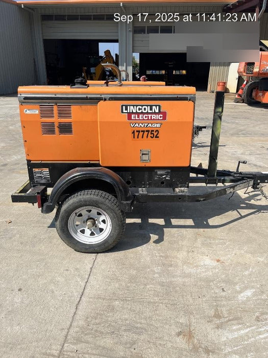 2021 Lincoln Electric Vantage 322 Vantage 322 Ready Pak 3 w/ Decals, ORANGE (includes trailer, cable rack, fender light kit) NO Telematics
