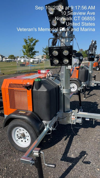 2024 Wanco WLTT-4MM4K Diesel, Deep Sea Controller, Shore Power Plug, Auto Start, (4) 350W LED Floodlights, 4kW Generator, 60 Gal Fuel Tank, 2" Ball, T3