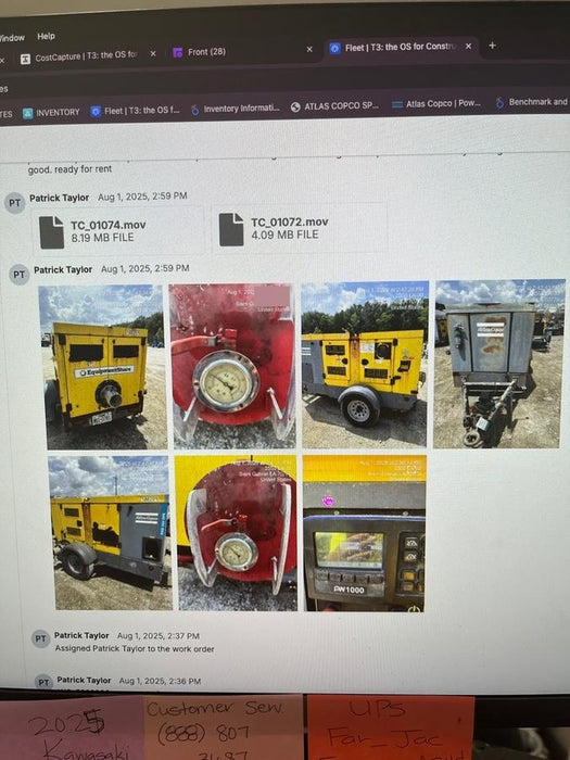 2020 ATLAS COPCO PAS 150 HF CS Enclosed