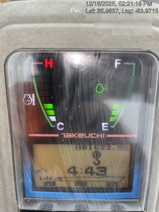 2020 TAKEUCHI TB250-2